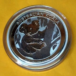 2013 Perth Australian Koala 1/2 Oz Silver Coin Ebay Bux photo
