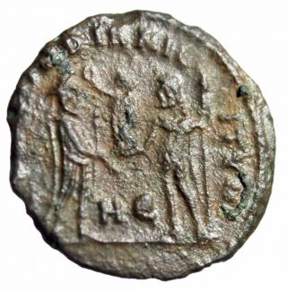 Roman Coin Of Galerius 295 - 296 Ad 