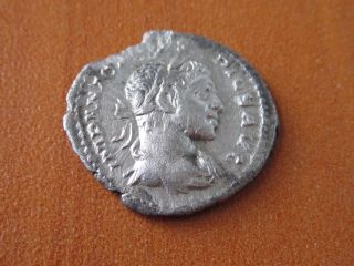Silver Ar Denarius Elagabalus 221 - 222 Ad 