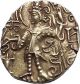 350ad Kushan Empire India Kipanada Ancient Gold Indian Coin Ardoksho Ashi I56382 Coins: Ancient photo 1