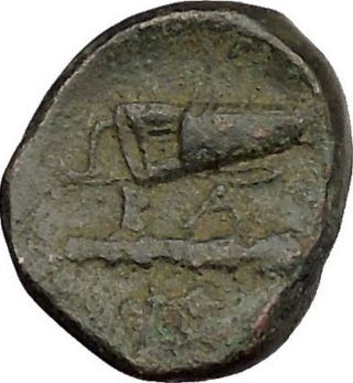Alexander Iii The Great As Hercules 336bc Ancient Greek Coin Bow Club I39317 photo