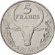 [ 503869] Madagascar,  5 Francs,  Ariary,  1988,  Paris,  Stainless Steel,  Km:10 Africa photo 1