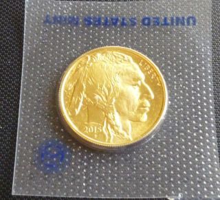 1 Ounce Gold Bullion - 50 Dollar Gold American Buffalo - 2015 - Usa - photo