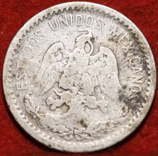 1905 Mexico 20 Centavos Silver Foreign Coin S/h photo