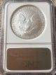 2007 Silver American Eagle Ngc Ms69 Early Release Silver photo 2