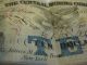 $10 Central Mining Company 1866 (blue Overprint) Signed Obsolete Note Michigan Paper Money: US photo 1
