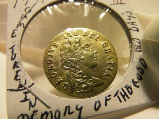 1797 King George Lll Game Token - In Memory Of The Good Old Day ' S Coin Xf photo