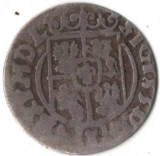 1624 Silver 1/24 Thaler Rare Very Old Good Antique Renaissance Medieval Era Coin photo