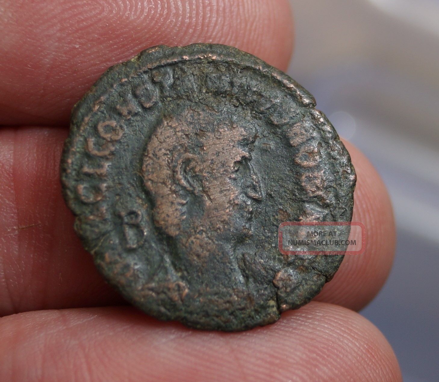 Constantius Gallus - Spearing Fallen Horseman.  23.  5 Mm.  4.  4 G.  Ancient Roman Coin Coins & Paper Money photo