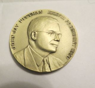 1950 Rochester Numismatic Assoc Presidents Medal photo