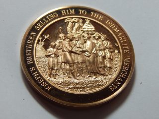 Bible Series Franklin Bronze Medal - Joseph ' S Brothers Him photo