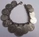 Vintage Coin Bracelet 1926 - 1939 Czech,  Hungary,  England,  Sweden Europe photo 1
