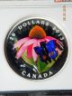 2013 Canada $20 Cone - Flower & Glass Butterfly Silver Coin - Ngc Pf69 Ultra Cameo Coins: Canada photo 1