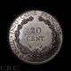 French Indo China 20 Cents 1937 Silver Bu, Vietnam photo 1