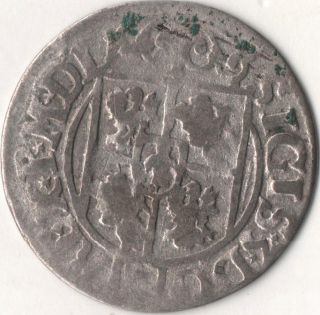 1620 Silver 1/24 Thaler Rare Very Old Antique Renaissance Medieval Era Coin photo