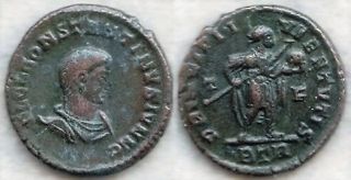 Ic Nvf Ae/billon Follis,  Of Constantine Ii,  Caesar 317 - 337ad Rated R4 In Ric photo