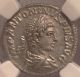 Elagabalus Ancient Roman Silver Denarius Liberalitas Ngc Certified Xf 2.  2g 221ad Coins: Ancient photo 3
