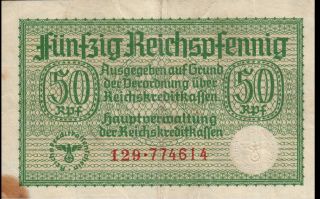 Germany - 50 Reichspfennig - Nd (1940 - 45) - P R135 - F photo
