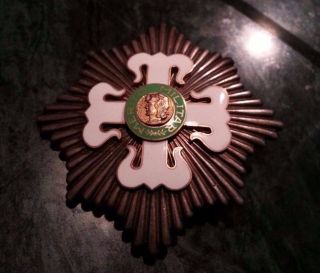 Brazil Order Merito Militar Silver Enamel Military Merit Star Badge photo