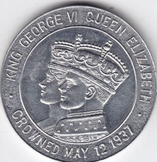 City Of Hamilton Ontario - King George Vi & Queen Elizabeth Royal Visit Medal photo