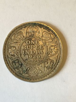 India - British Rupee,  1920 photo