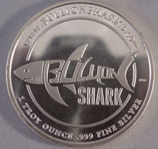 Bullion Sharks Uss Constitution Honest Value Never Fails 1 Oz.  999 Silver Round photo