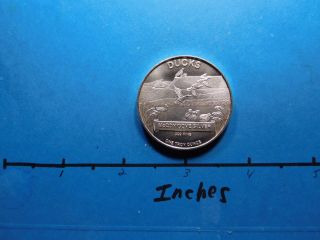 Mccoy / Cove Ducks 1994 Quality Productivity Vintage Very Rare 999 Silver Coin photo