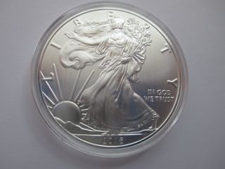 2016 American Silver Eagle Bu 1 Troy Ounce.  999 Fine Silver In Airtite photo