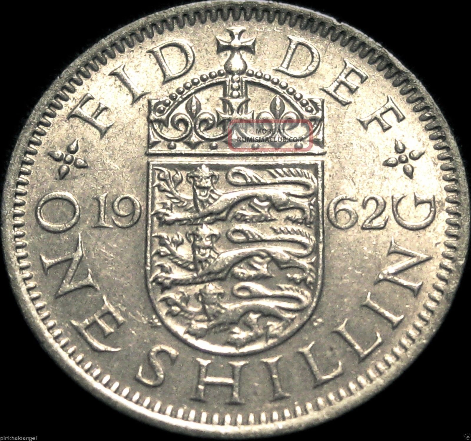 Uk - Great Britain - British 1962 Shilling Coin - Great Coin - Elizabeth Ii