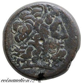 Ancient Greek Ptolemy Iv Year 11,  211 Bc Ae 37 Coin photo