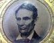 1860 Abraham Lincoln / Hannibal Hamlin Ferrotype Campaign 25mm Medal - Rare Exonumia photo 9
