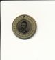 1860 Abraham Lincoln / Hannibal Hamlin Ferrotype Campaign 25mm Medal - Rare Exonumia photo 2