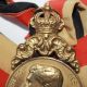 Antique Bronze Art Medal,  King Albert I Of The Belgians Exonumia photo 2
