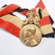 Antique Bronze Art Medal,  King Albert I Of The Belgians Exonumia photo 4