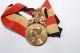 Antique Bronze Art Medal,  King Albert I Of The Belgians Exonumia photo 6