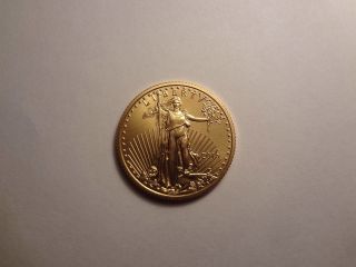 2016 1/4 Oz $10 Gold American Eagle Coin photo