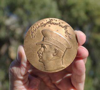 French Medal,  Reza Shah Pahlavi,  63 Mm,  Revol photo