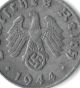 Rare Old Antique Vintage Ww2 Wwii German Military Nazi Germany War Swastika Coin Germany photo 3