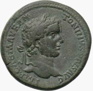 Important From 1 Dollar Caracalla Sestertius Antiochia Pisidia Rrr photo