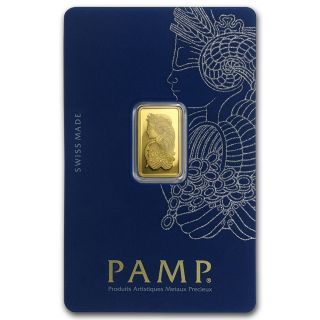 2.  5 Gram Gold Bar - Pamp Suisse Lady Fortuna Veriscan (in Assay) - Sku 82248 photo