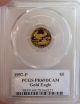 1992 - P Pcgs Pr69 Deep Cameo $5 1/10 Oz Proof Gold Eagle Us Dir.  Signature Gold photo 3