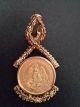 1955 Gold 5 Pesos Coin From Mexico In 14k Pendant Bezel,  8.  4 Grams Gold photo 1