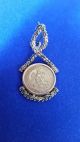 1955 Gold 5 Pesos Coin From Mexico In 14k Pendant Bezel,  8.  4 Grams Gold photo 4