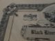 Black River Box & M ' F ' G Company Stock Certificate; 1919; 5 Share Certificate World photo 3