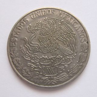 1982 - Un Peso Mexico Coin - Doubling?? (circulated) photo