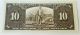 1937 Bank Of Canada $10 Note Coyne/towers M/t Prefix Canada photo 1