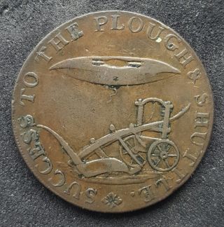 1794 Great Britain Norfolk Norwich Half Penny Conder Token D&h 19 photo