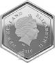 Honey Bee Hexagonal Shape 1 Oz Silver Coin 1$ Zealand 2016 Australia & Oceania photo 1