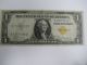1$ U.  S.  Yellow Seal Bank Note,  1935 Emergency War Note Small Size Notes photo 1