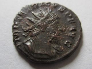 Ae - Antoninian Of Tetricus From Colonia (köln) Rv.  Salus Standing Left photo